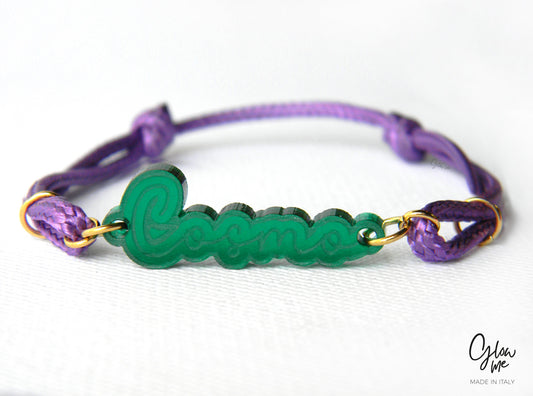 BRACCIALE NOME PERSONALIZZATO - MOD. COSMO