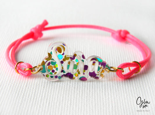 BRACCIALE NOME PERSONALIZZATO - MOD. SARA